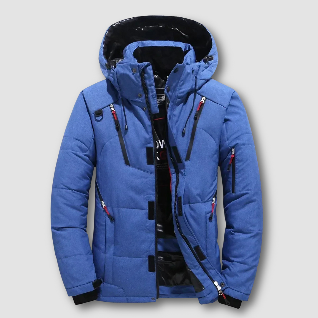 Gepflegte Jacke mit abnehmbarer Kapuze für Herren | Arvid