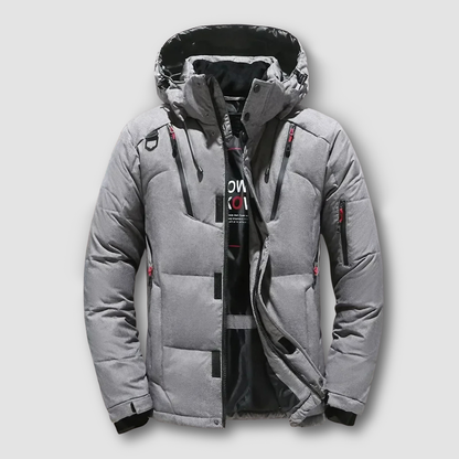 Gepflegte Jacke mit abnehmbarer Kapuze für Herren | Arvid