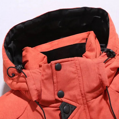 Gepflegte Jacke mit abnehmbarer Kapuze für Herren | Arvid