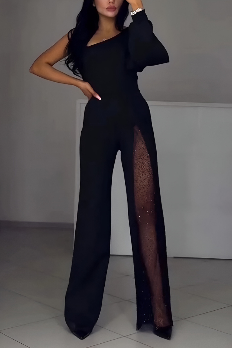 Moderner Jumpsuit mit weitem Bein für Frauen | Fiora