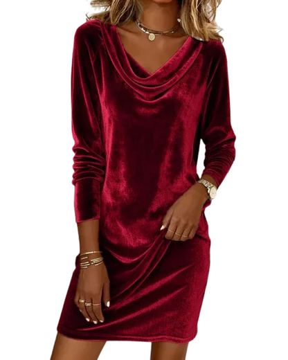 Locker geschnittenes Damenkleid mit elegantem Fall | Elina