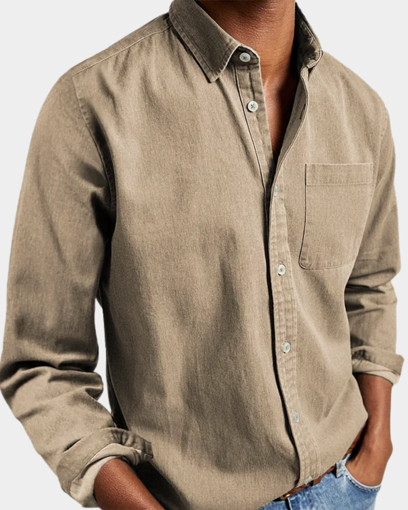 Langarm-Poloshirt mit klassischer Silhouette für Herren | Milan