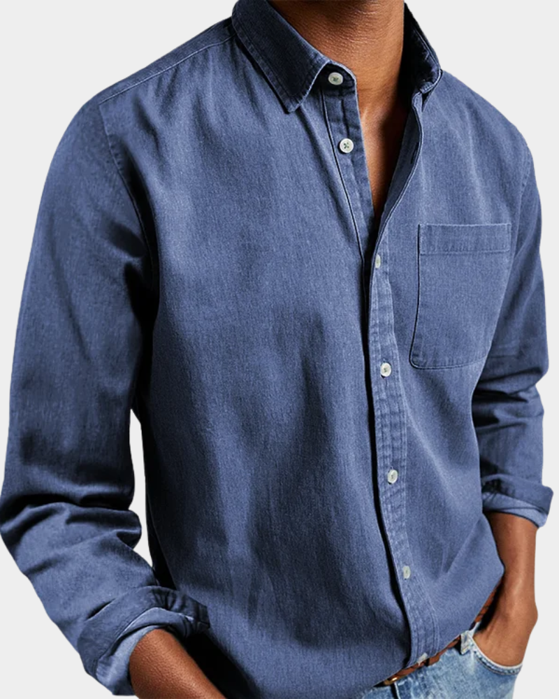 Langarm-Poloshirt mit klassischer Silhouette für Herren | Milan