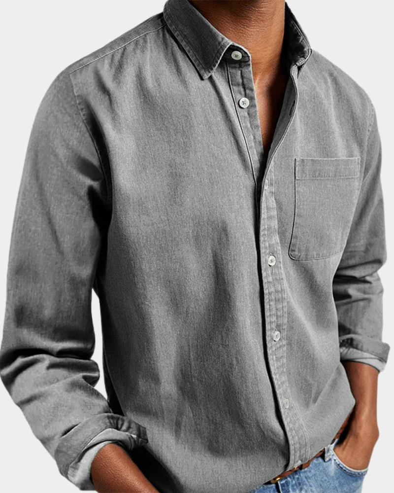 Langarm-Poloshirt mit klassischer Silhouette für Herren | Milan