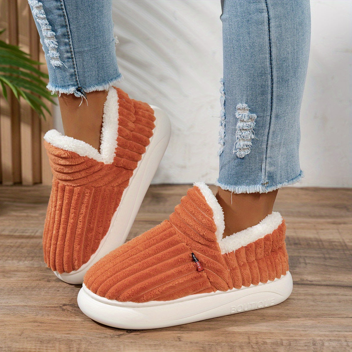 Warme Damen-Hausschuhe mit weichem Komfortgefühl | Nordelle