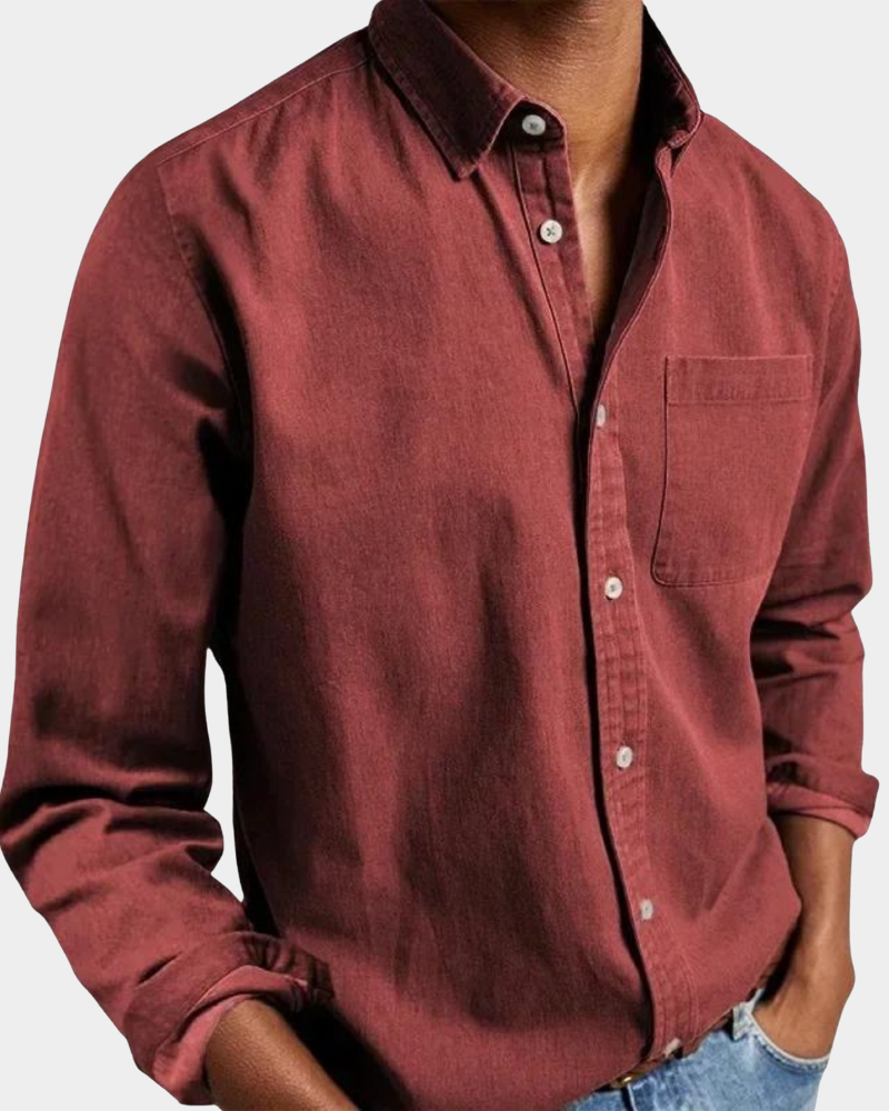 Langarm-Poloshirt mit klassischer Silhouette für Herren | Milan