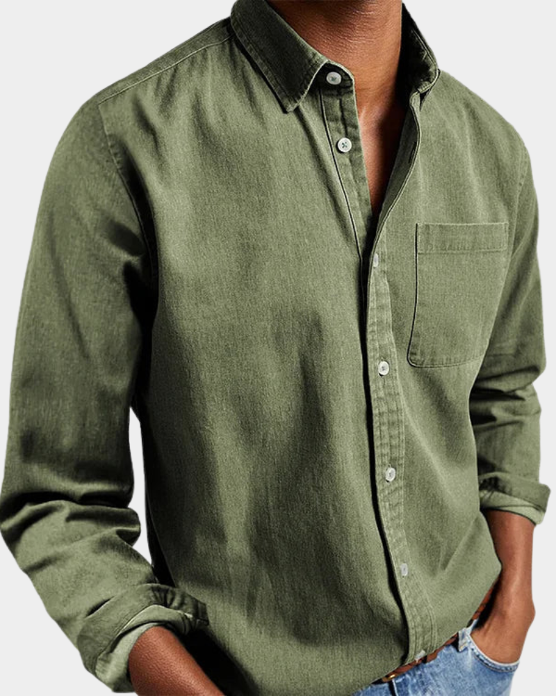Langarm-Poloshirt mit klassischer Silhouette für Herren | Milan