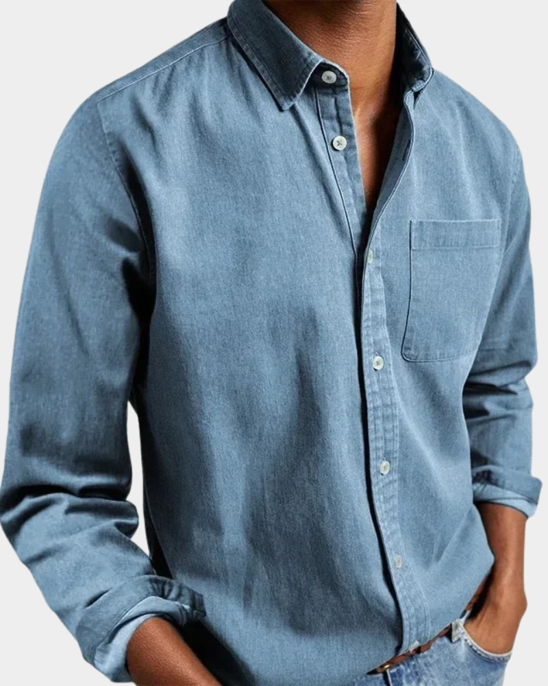 Langarm-Poloshirt mit klassischer Silhouette für Herren | Milan