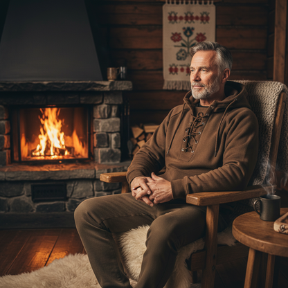 Bequeme Kapuzenjacke für Herren mit sportlichem Look | Arvid