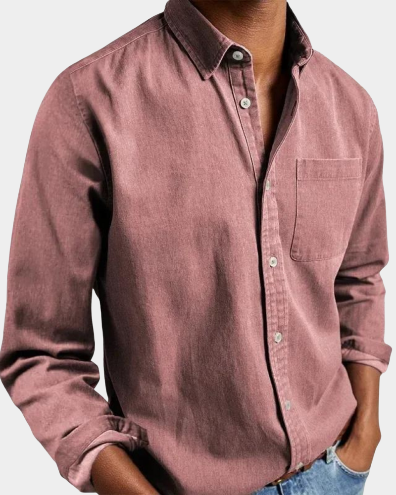 Langarm-Poloshirt mit klassischer Silhouette für Herren | Milan