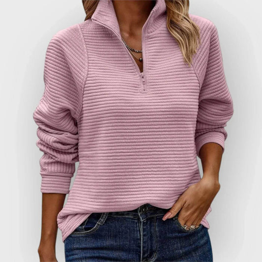 Schicker Half-Zip Pullover für Frauen | Elina