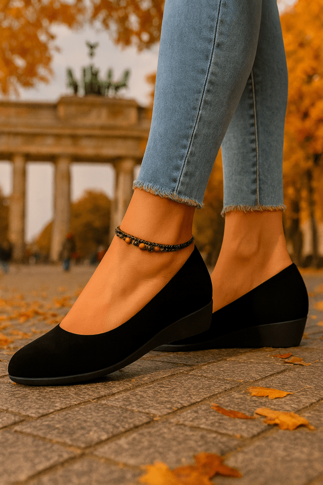 Bequeme Ballerinas mit Keilabsatz für Damen | Lina