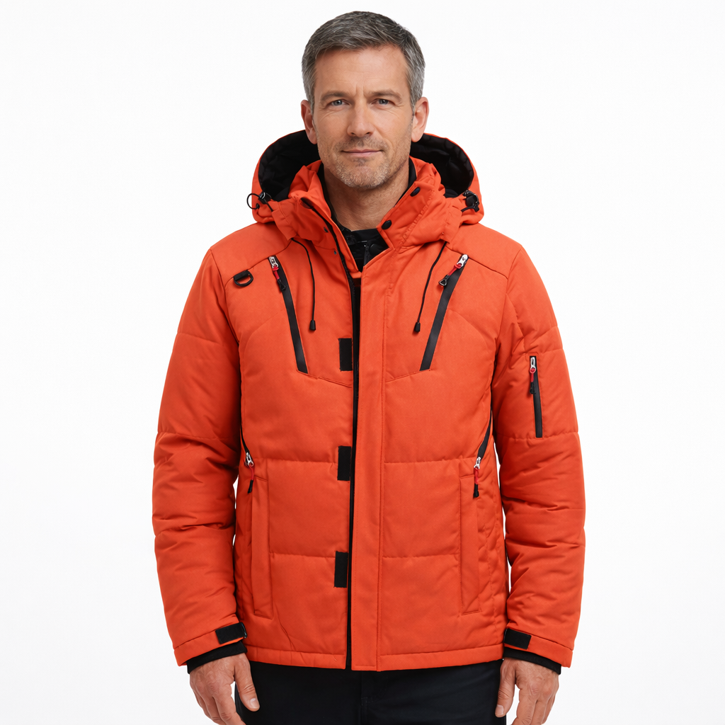 Gepflegte Jacke mit abnehmbarer Kapuze für Herren | Arvid