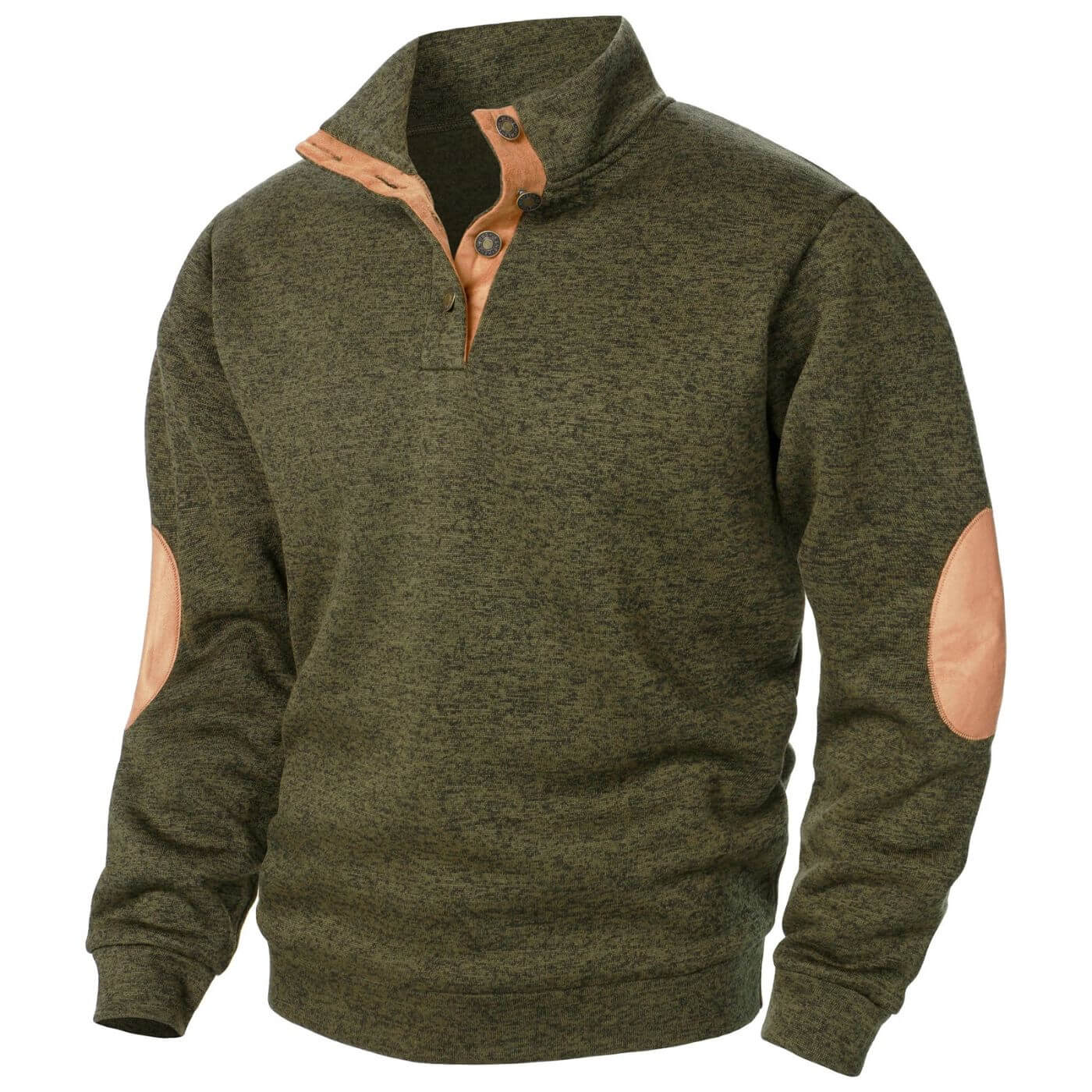Bequemer Pullover mit Stehkragen für Herren | Jonas