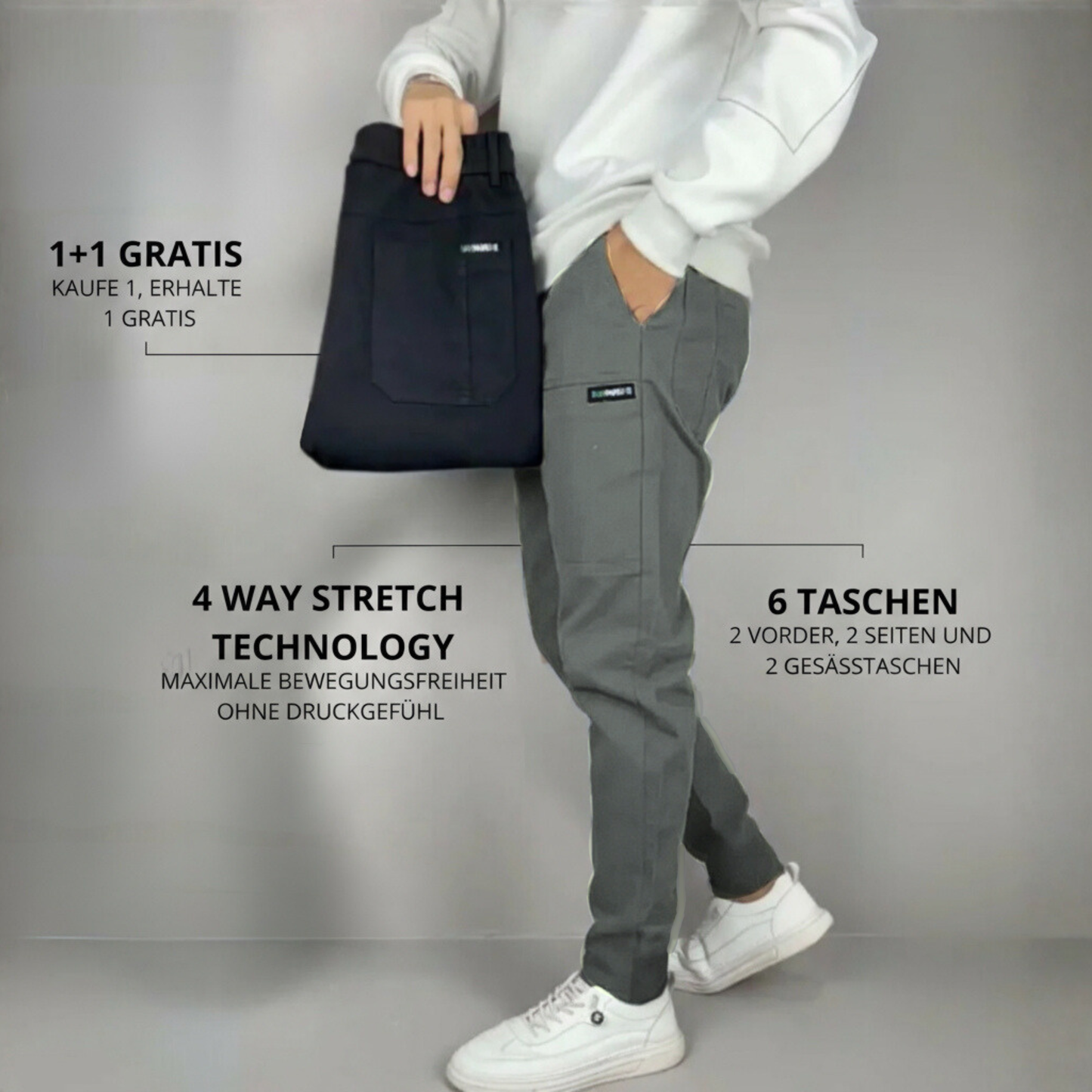 Stretch-Cargohose für Herren | Albert