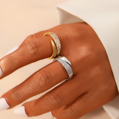 Eleganter Statement-Ring mit klarer Silhouette für Damen | Elowen