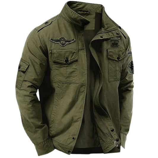 Strukturierte Military Jacke für Herren | Marcel