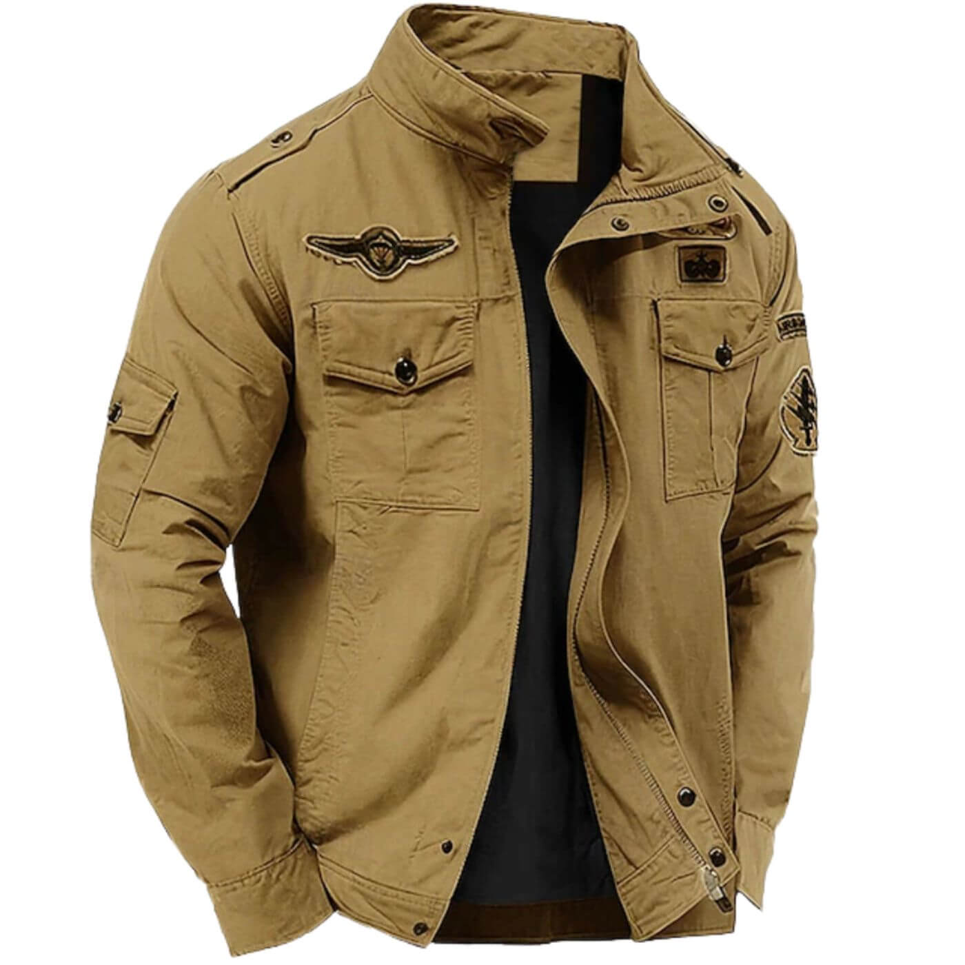 Strukturierte Military Jacke für Herren | Marcel