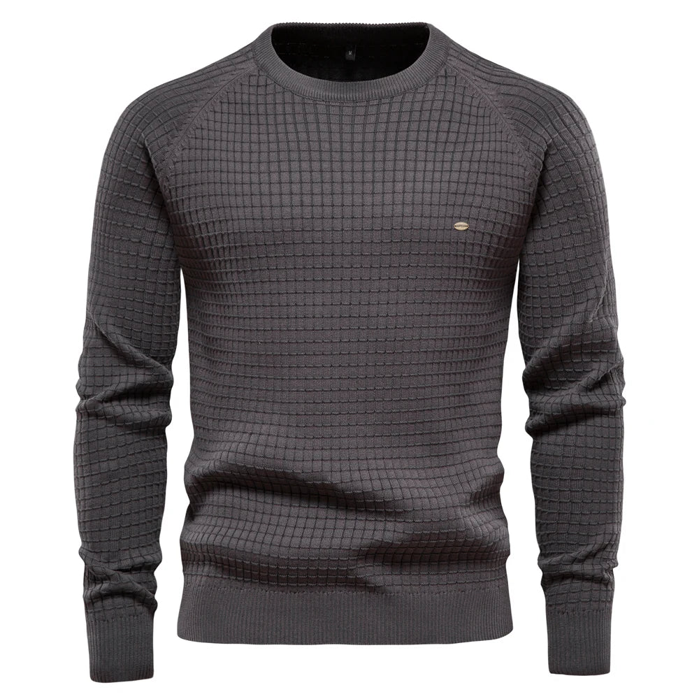 Eleganter Herrenpullover mit Karomuster | Adrian