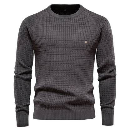 Eleganter Herrenpullover mit Karomuster | Adrian