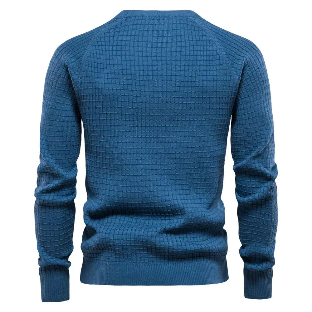 Eleganter Herrenpullover mit Karomuster | Adrian
