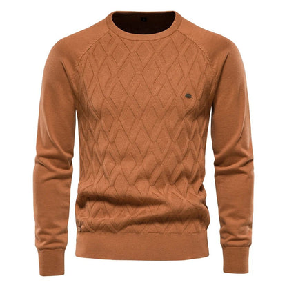 Eleganter Pullover mit Rautenmuster für Herren | Albrecht