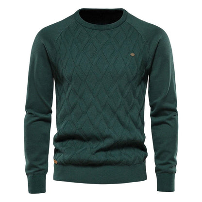 Eleganter Pullover mit Rautenmuster für Herren | Albrecht