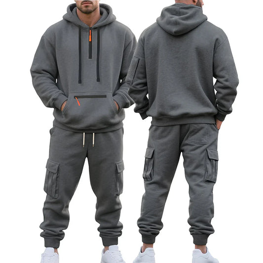 Sportliches Zweiteiliges Set mit Hoodie und Hose für Herren | Falk