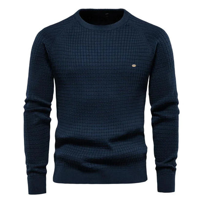 Eleganter Herrenpullover mit Karomuster | Adrian