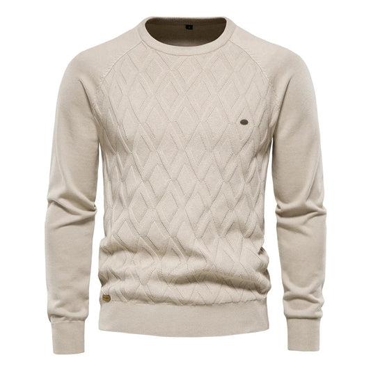Eleganter Pullover mit Rautenmuster für Herren | Albrecht