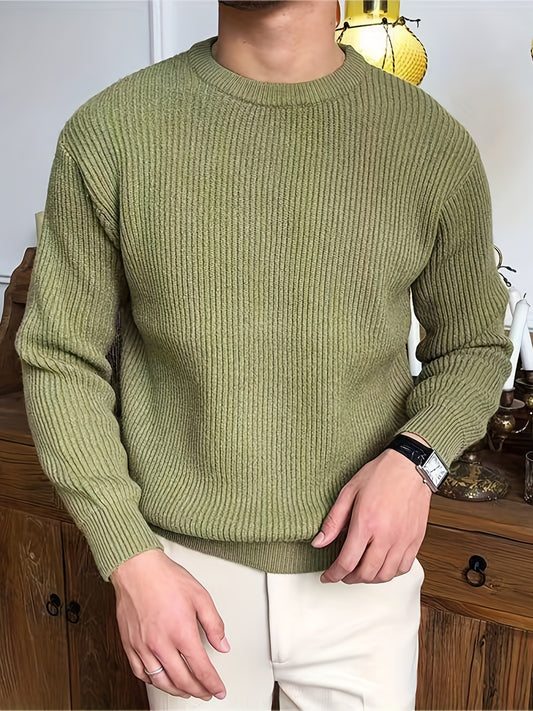Warmer Strickpullover mit Struktur