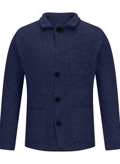 Anspruchsvolle Strickjacke für Herren in elegantem Design