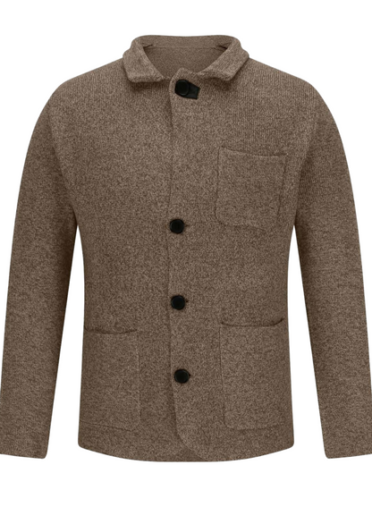 Anspruchsvolle Strickjacke für Herren in elegantem Design