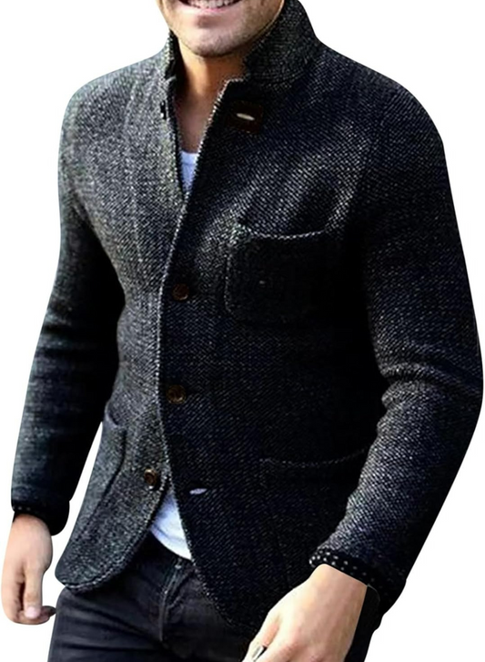 Anspruchsvolle Strickjacke für Herren in elegantem Design