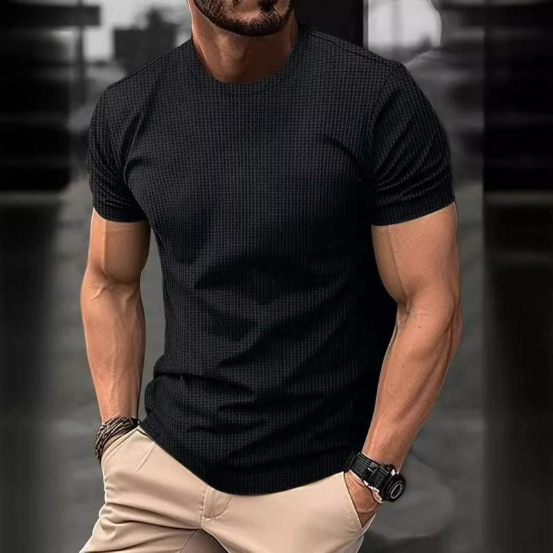 Atmungsaktives Herren-T-Shirt mit modernem Design für warme Tage