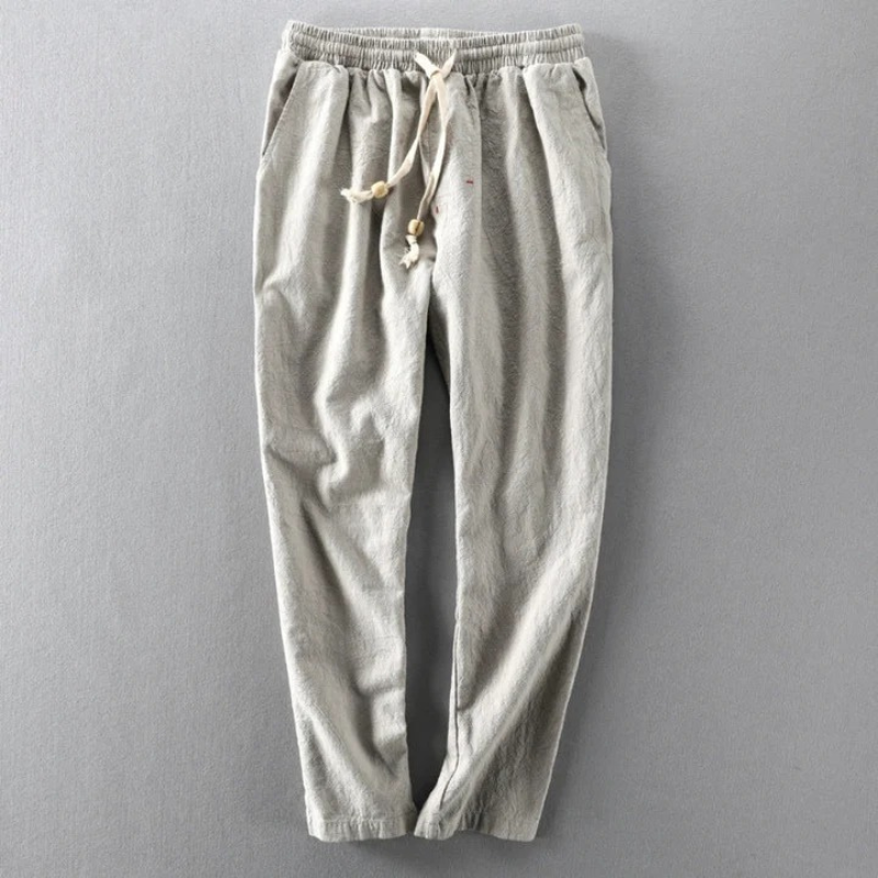 Bequeme Hose im japanischen Stil für Herren mit weitem Schnitt und lässigem Design