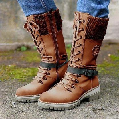 Bequeme Schnürstiefel für Damen in modernem Design, ideal für Alltag und Freizeit