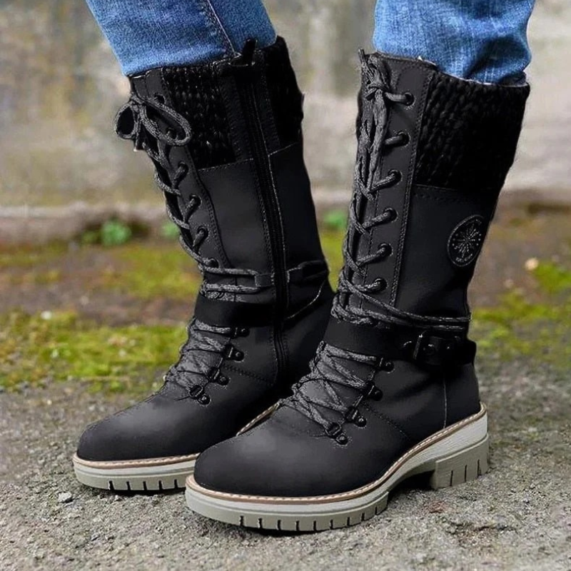 Bequeme Schnürstiefel für Damen in modernem Design, ideal für Alltag und Freizeit