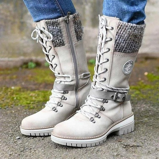 Bequeme Schnürstiefel für Damen in modernem Design, ideal für Alltag und Freizeit