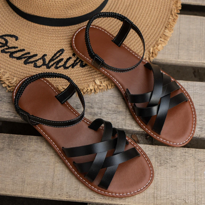 Bequeme Sommersandalen für Damen in modernem Design, perfekt für warme Tage und verschiedene Outfits.