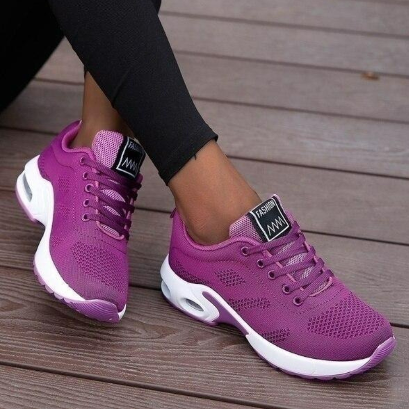 Bequeme Sportschuhe für Damen in modernem Design, ideal für schmerzfreies Gehen, Sport und Alltag.
