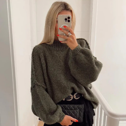 Bequemer Strickpullover für Damen mit modernem Design und angenehmer Passform