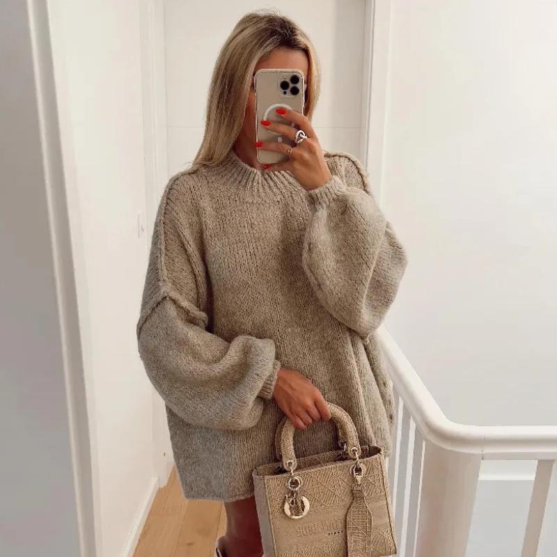 Bequemer Strickpullover für Damen mit modernem Design und angenehmer Passform