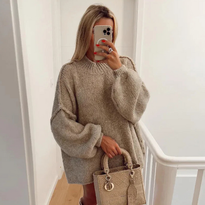 Bequemer Strickpullover für Damen mit modernem Design und angenehmer Passform