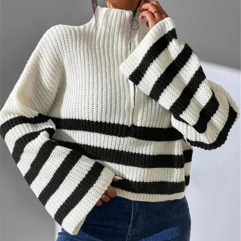 Bequemer urbaner Pullover für Damen im modernen Stil