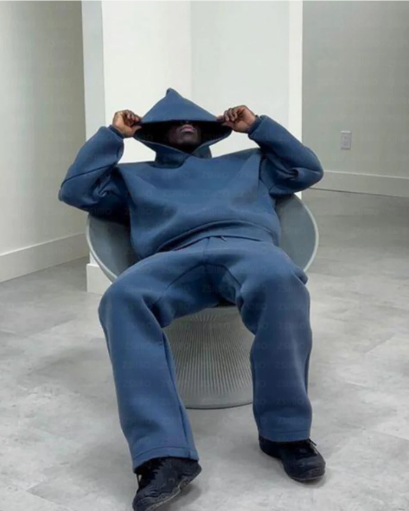 Bequemes Hoodie- und Hosen-Set für Herren in modernem Design