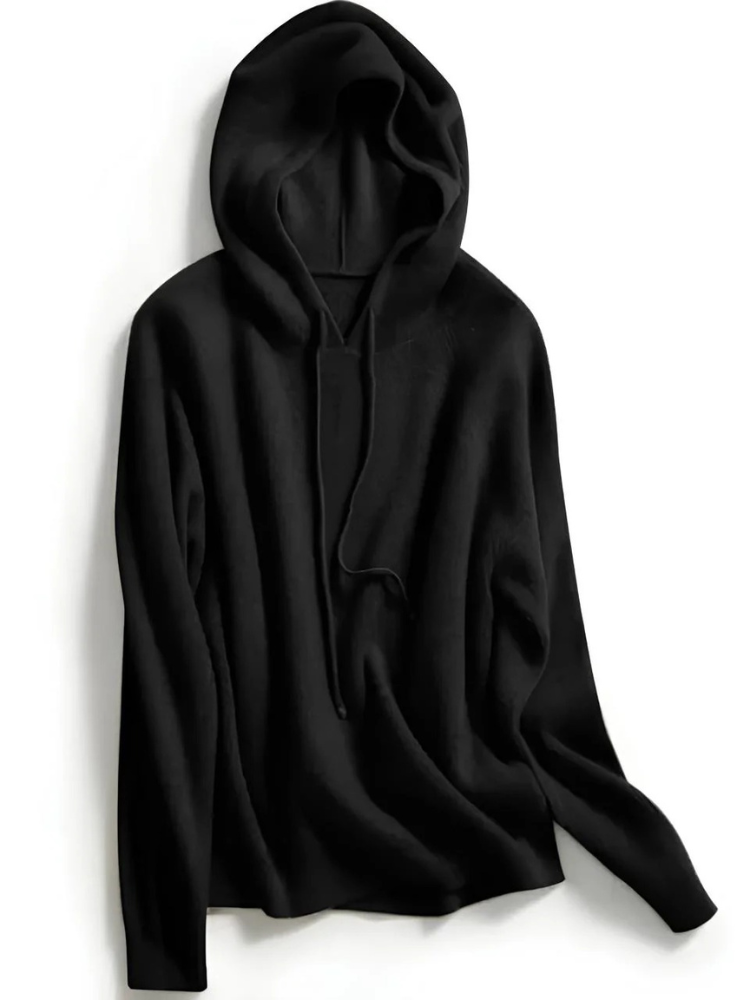 Damen Casual weicher Kapuzenpulli in warmer Ausführung, ideal für Freizeit und kühle Tage.