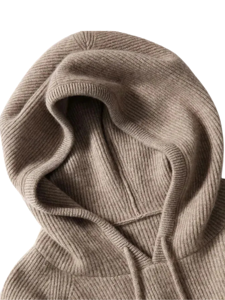 Damen Casual weicher Kapuzenpulli in warmer Ausführung, ideal für Freizeit und kühle Tage.