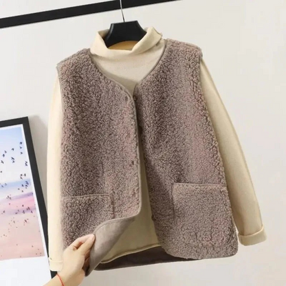 Damen ärmellose Westenjacke in modernem Design für Alltag und Freizeit