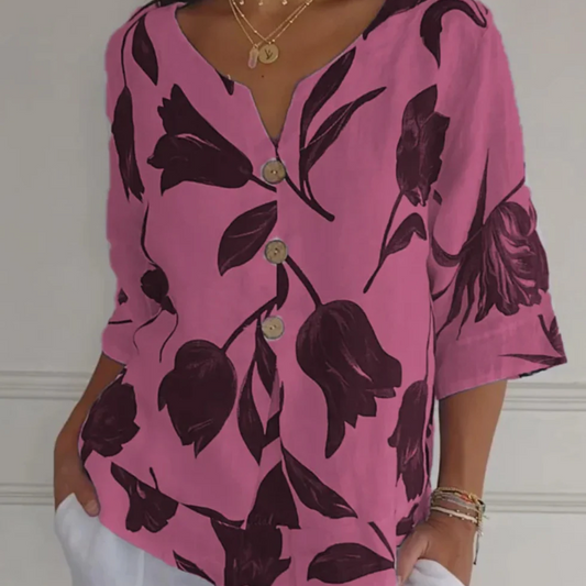 Damen atmungsaktive Sommerbluse in zeitlosem Design für warme Tage
